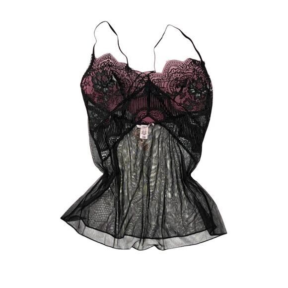 ★ Victoria’s Secret (NWT) Women’s Sexy Black Lace Cami Top ★ - Picture 1 of 6
